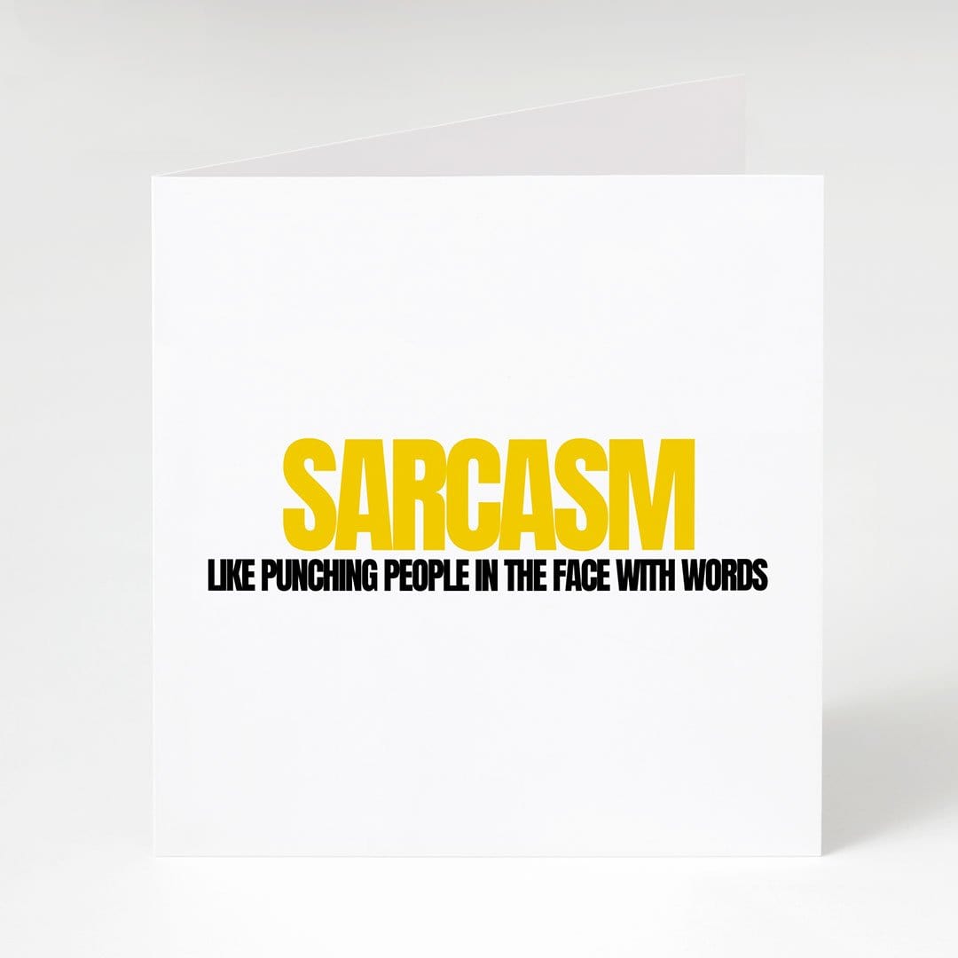 Sarcasm-Notecard Famous Rebel