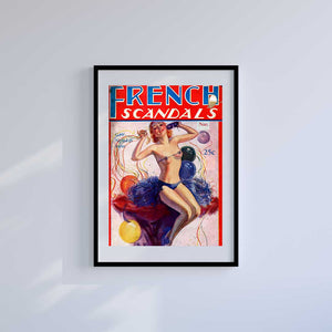 Medium (A3) 11.75" x 16.5" inc Mount-White-Scandal - Wall Art Print-Famous Rebel