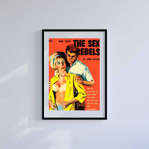 Large (A2) 16.5" x 23.4" inc Mount-White-Sex Rebel - Wall Art Print-Famous Rebel