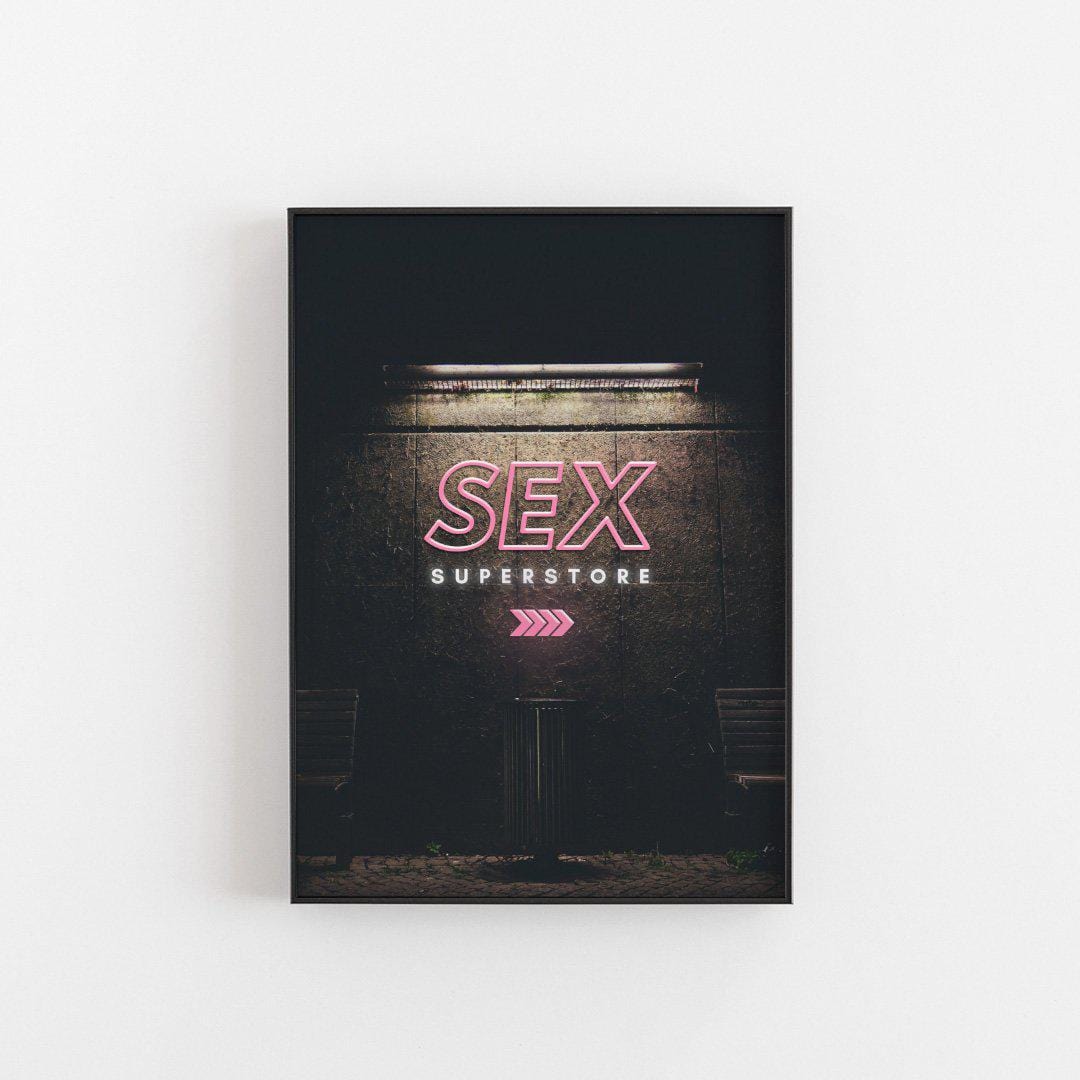 -Sex Sells - Wall Art Print-Famous Rebel