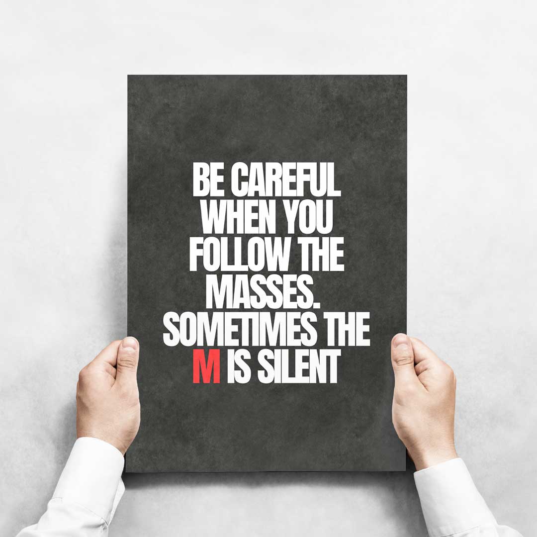 -Silent M- Wall Art Print-Famous Rebel