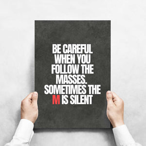 -Silent M- Wall Art Print-Famous Rebel