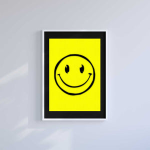 Small 10"x8" inc Mount-Black-Smile Summer of Love - Wall Art Print-Famous Rebel
