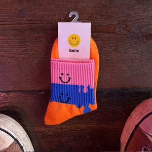 Smiley Socks-Mini Crop-Famous Rebel