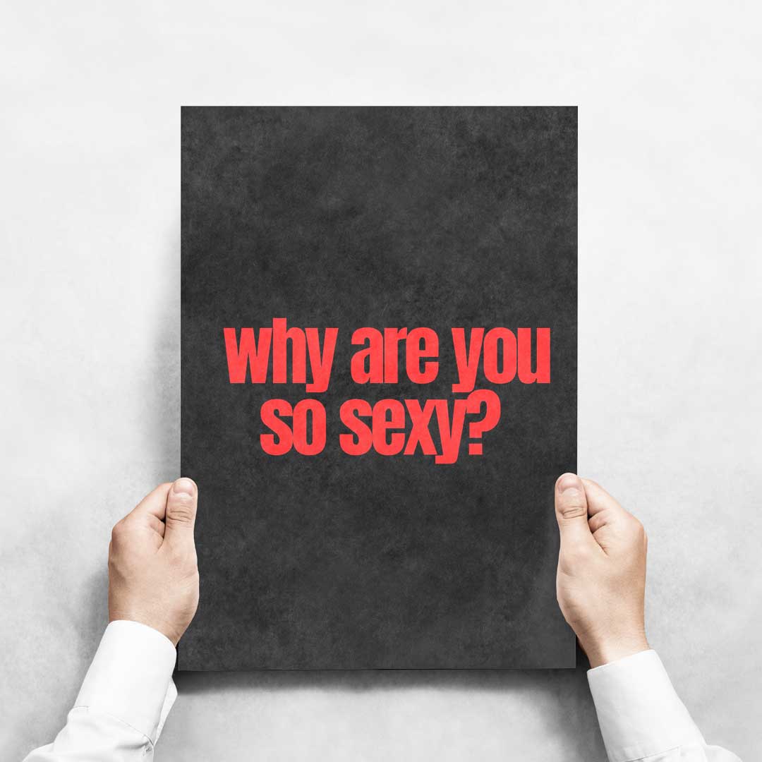 -So Sexy- Wall Art Print-Famous Rebel