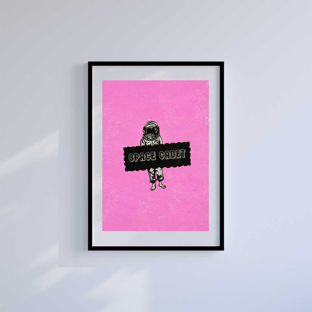 Large (A2) 16.5" x 23.4" inc Mount-White-Space Cadet - Wall Art Print-Famous Rebel