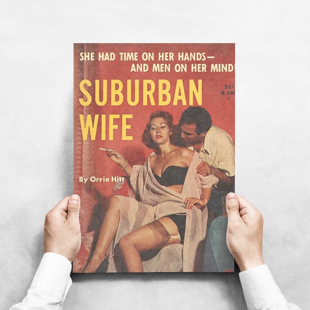 -Suburban Wife - Wall Art Print-Famous Rebel