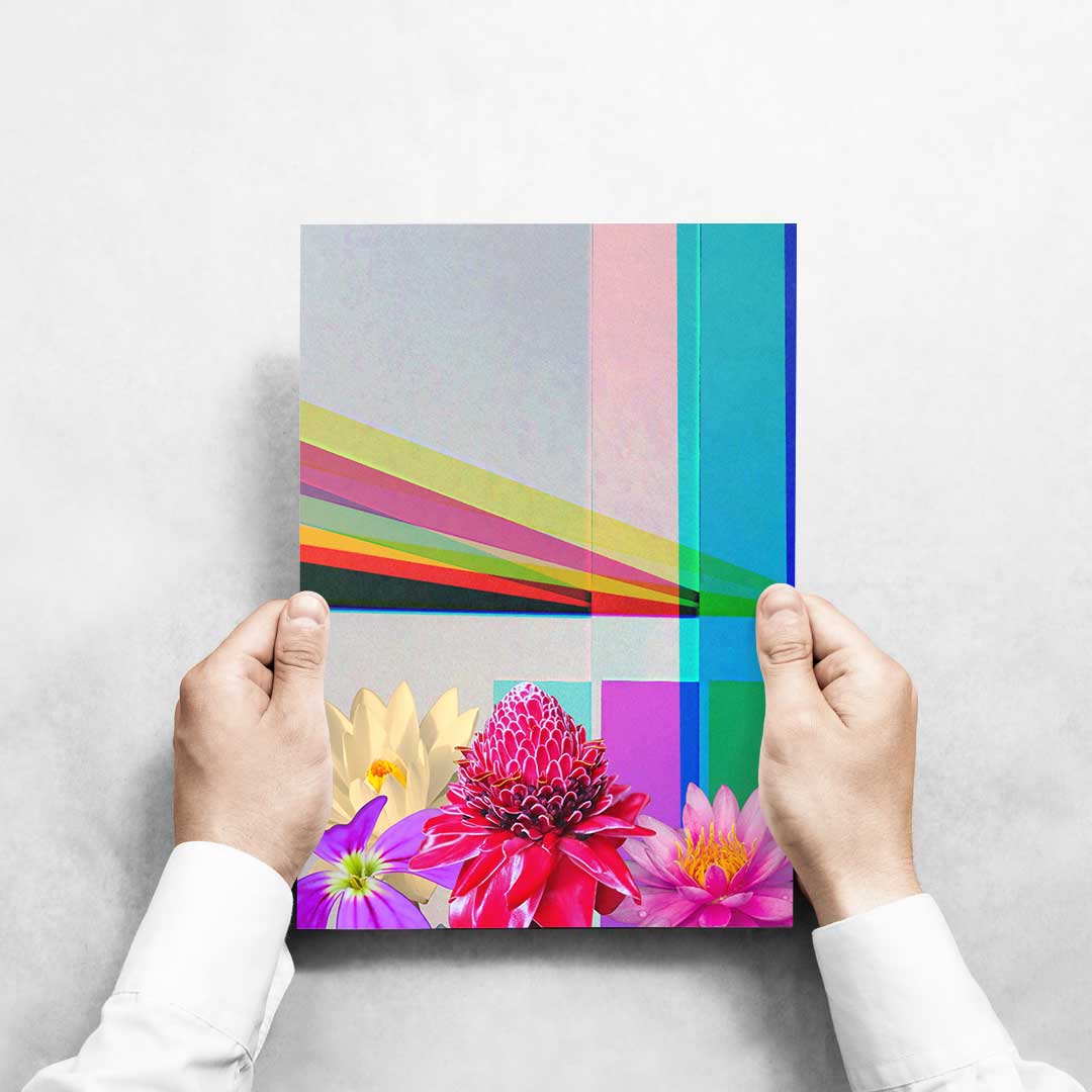 -Summer Flowers - Wall Art Print-Famous Rebel