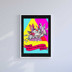 -The music sounds better with you - Wall Art Print-Famous Rebel