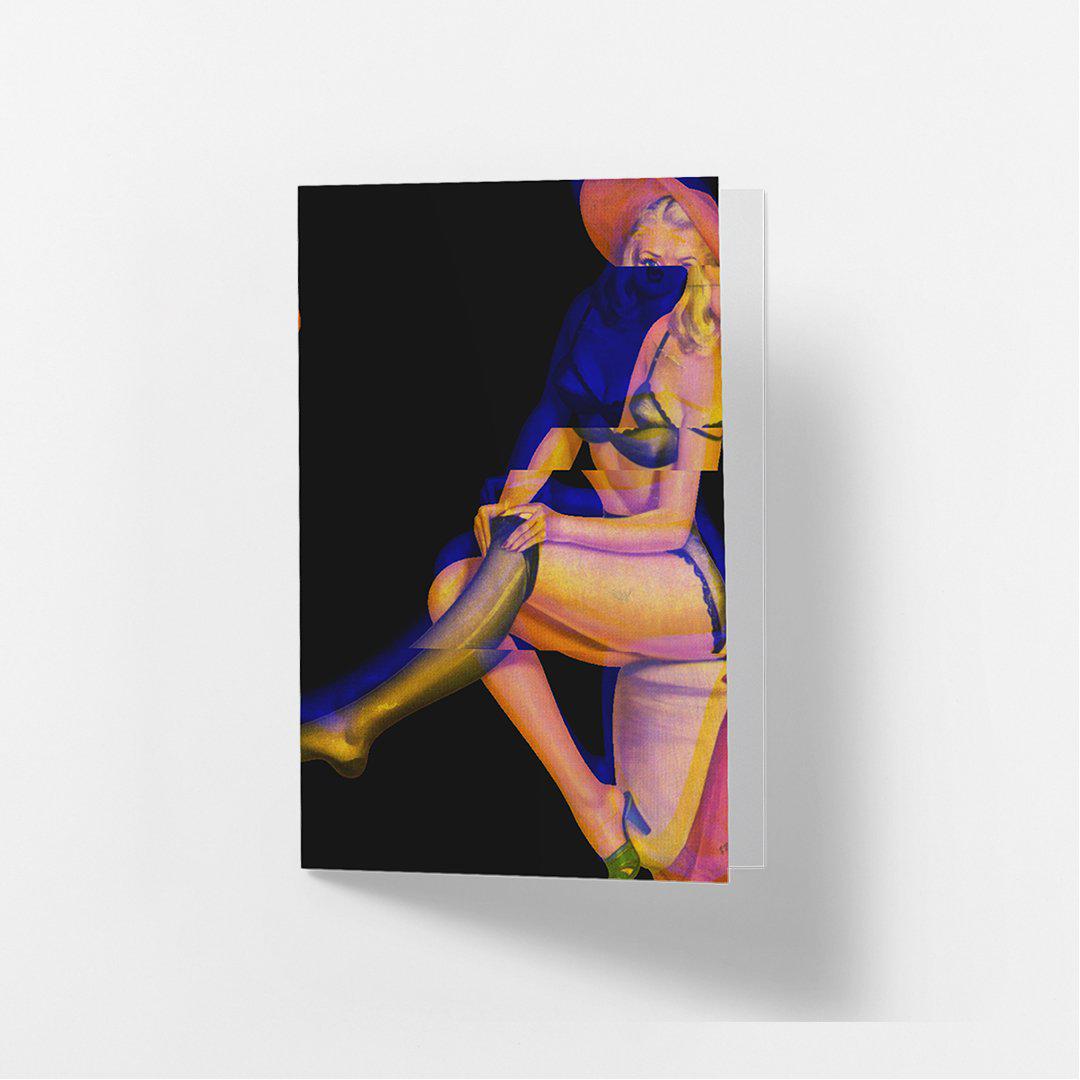 Thigh High Sigh - Greetings Card Famous Rebel