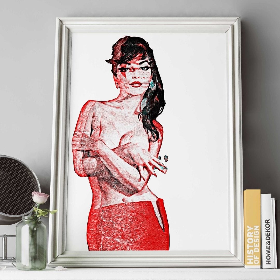 -Topless- Wall Art Print-Famous Rebel