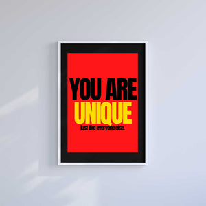 Large (A2) 16.5" x 23.4" inc Mount-Black-Unique- Wall Art Print-Famous Rebel