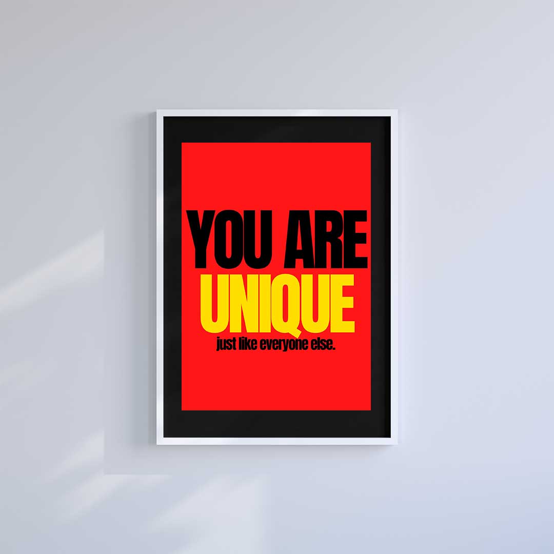 Medium (A3) 11.75" x 16.5" inc Mount-Black-Unique- Wall Art Print-Famous Rebel
