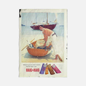 Vintage Ads-Haig Haig- Wooden Poster-Famous Rebel