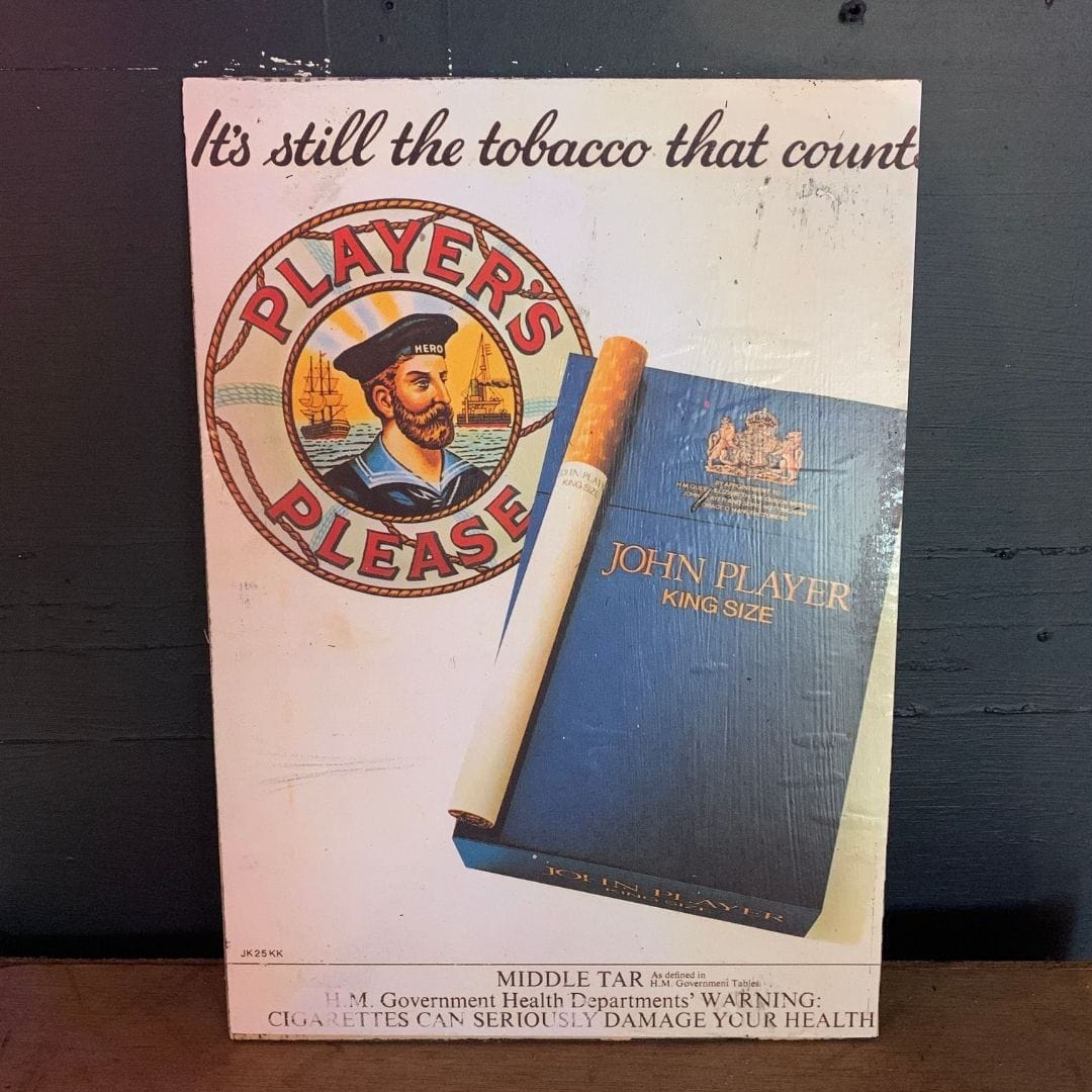 Vintage Ads- John Players - Wooden Poster-Famous Rebel