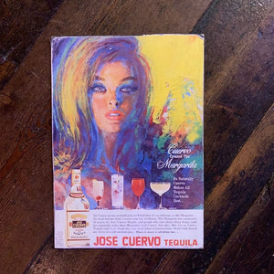 Vintage Ads- Jose Cuervo Tequila Margarita - Wooden Poster-Famous Rebel