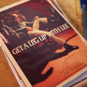 Vintage Ads-Leg up Lee - Wooden Poster-Famous Rebel