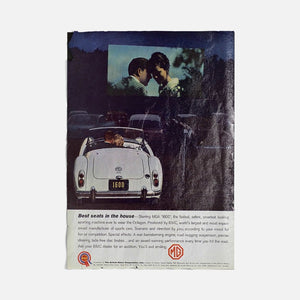 Vintage Ads- MG 1600- Wooden Poster-Famous Rebel
