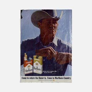Vintage Ads- Marlboro - Wooden Poster-Famous Rebel