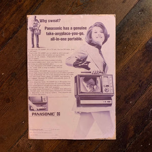 Vintage Ads- Panasonic Tv - Wooden Poster-Famous Rebel