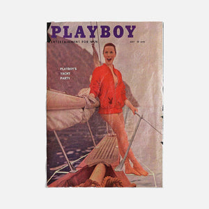 Vintage Ads- Playboy July 57- Wooden Poster-Famous Rebel