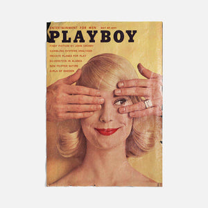 Vintage Ads- Playboy May 61- Wooden Poster-Famous Rebel