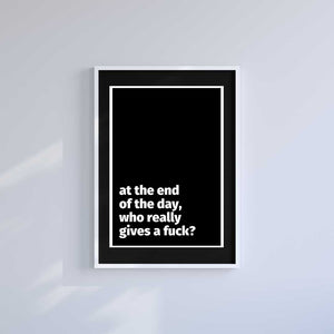 Large (A2) 16.5" x 23.4" inc Mount-Black-WGAF - Wall Art Print-Famous Rebel