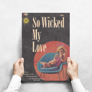 -Wicked Love - Wall Art Print-Famous Rebel