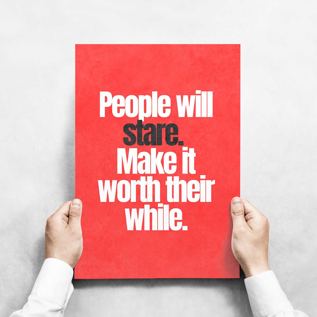 -Worth It- Wall Art Print-Famous Rebel