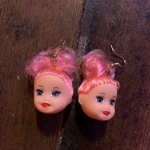 Y2K Jewellery- Doll Head Earrings-Famous Rebel