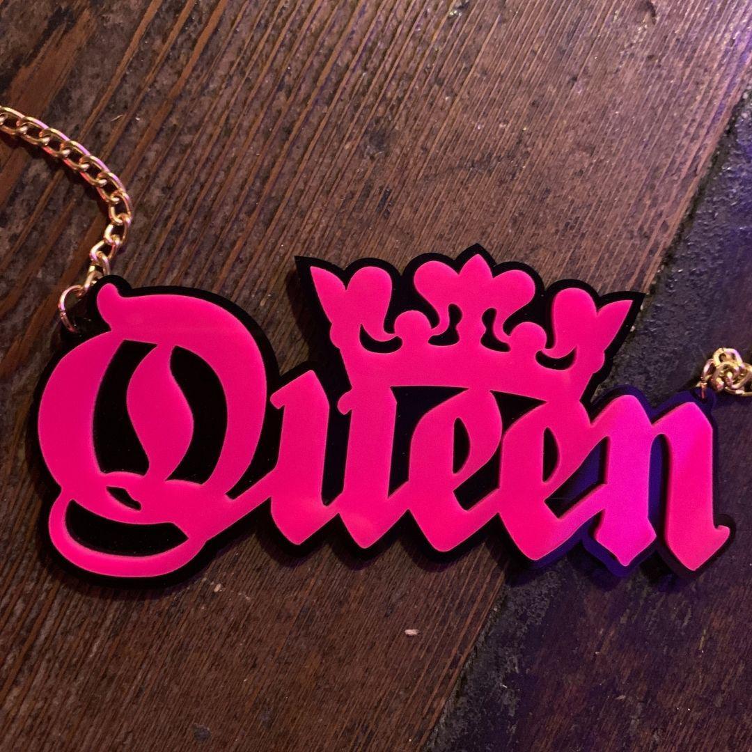 Y2K Jewellery- Queen Necklace-Famous Rebel